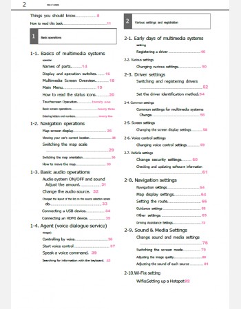 toyota corolla touring 2024-2025 navigation & multimedia system manual